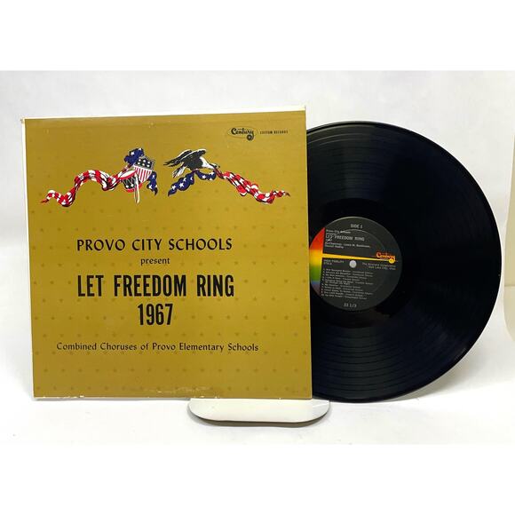 LP Record - 1967 Let Freedom Ring  Provo City Schools Elementary School Choruses - Picture 1 of 6